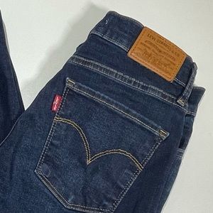 NEW 26 Levis 710 Super Skinny Dark Denim Jeans